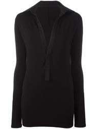 v-neck blouse  Yohji Yamamoto