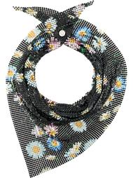 шарф с цветочным принтом Paco Rabanne