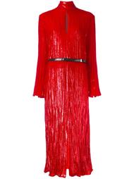 metallic high neck dress Nina Ricci