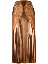pleated lace georgette skirt Stella McCartney