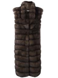 oversized fur gillet  Manzoni 24