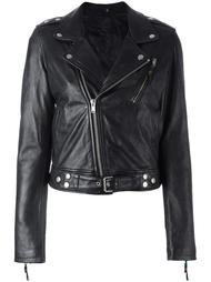 classic biker jacket  Blk Dnm