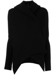 asymmetric hooded jacket Poème Bohémien