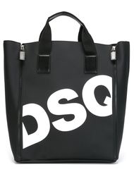 сумка-шопер с логотипом  Dsquared2