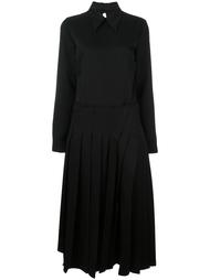 pleated skirt dress Rochas