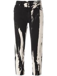 tie dye cropped jeans  Mm6 Maison Margiela