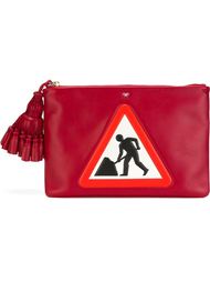 клатч 'Men at Work'  Anya Hindmarch