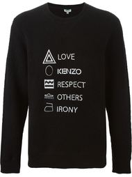 толстовка 'Symbols' Kenzo