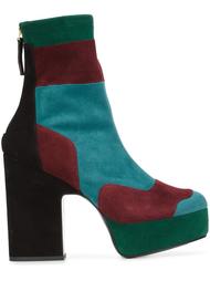 colour block platform ankle boots Pierre Hardy