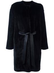 belted fur coat  Liska