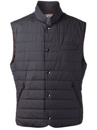 дутый жилет Brunello Cucinelli