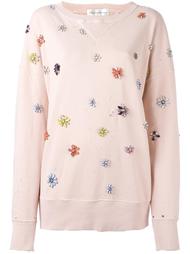 floral embellished sweatshirt Faith Connexion