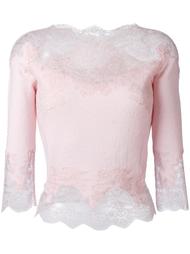 lace detailing blouse Ermanno Scervino
