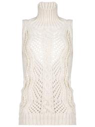 high neck sleeveless blouse Ermanno Scervino