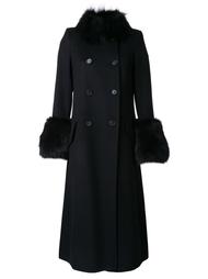 двубортное пальто Ermanno Scervino