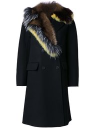 пальто с меховым воротником Ermanno Scervino