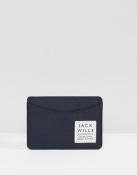Темно-синяя нейлоновая кредитница Jack Wills - Темно-синий