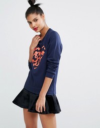 Свитшот с принтом в форме сердца Sonia By Sonia Rykiel - Черный