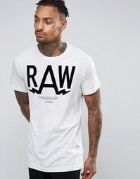 Футболка с логотипом G-Star Marsh - Белый