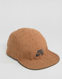 Зеленая двусторонняя 5‑панельная кепка Nike SB 804541-325 - Зеленый