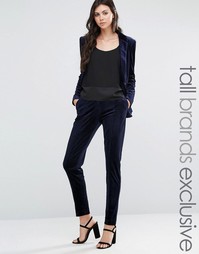 Вельветовые брюки Fashion Union Tall - Темно-синий