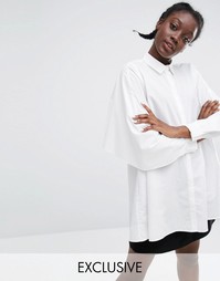 Oversize-рубашка Monki - Белый