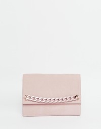 Клатч с цепочкой ASOS - Розовый