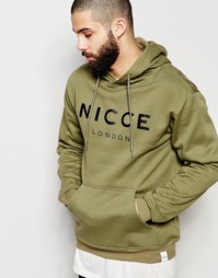 Худи с логотипом Nicce London - Зеленый