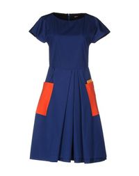 Платье до колена JIL Sander Navy