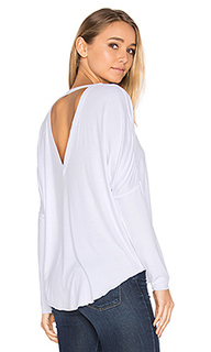 V back oversized shirttail dolman tee - Chaser