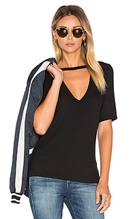 Ribbed cutout v tee - LNA