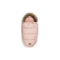 Конверт зимний с опушкой в коляску Powder Pink, Elodie Details