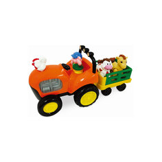 Игровой развивающий центр "Трактор фермера с животными", Kiddieland