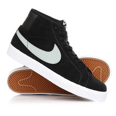 Кеды кроссовки высокие Nike Blazer Sb Premium Base Grey/Black/White