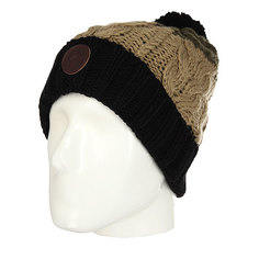 Шапка с помпоном Quiksilver Apex Beanie Black