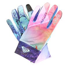 Перчатки женские Roxy Liner Gloves Mystic Mountains Bright