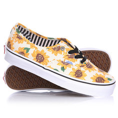 Кеды кроссовки низкие женские Vans Authentic Sunflower True White