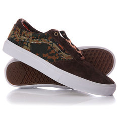 Кеды кроссовки низкие Vans M Gilbert Crockett Pro Camo Dark Brown