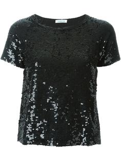 футболка с пайетками P.A.R.O.S.H.