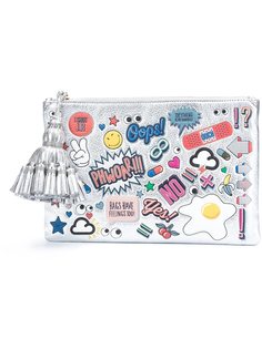 клатч с кисточками Anya Hindmarch