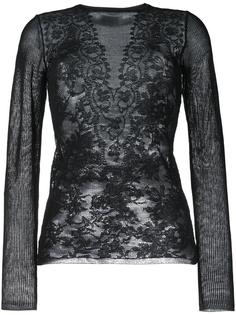 жаккардовый топ Lanvin