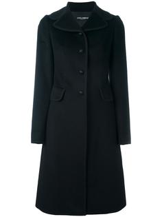 однобортное пальто Dolce &amp; Gabbana