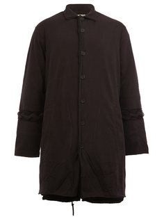 пальто с плетеной окантовкой  Yohji Yamamoto