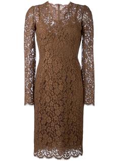 кружевное платье Dolce &amp; Gabbana