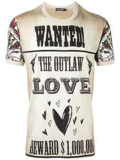 футболка с принтом в стиле вестерн Dolce &amp; Gabbana