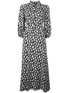 платье с узором в виде звезд Saint Laurent