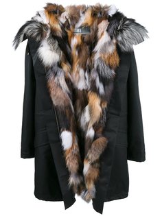 fox fur lined parka Yves Salomon