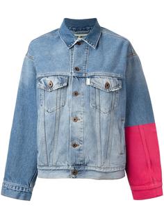 colour block denim jacket Off-White
