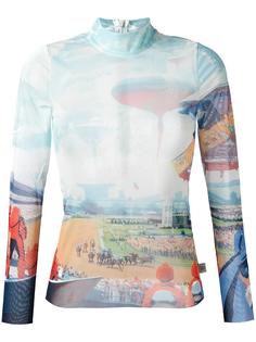 futuristic print jersey Opening Ceremony