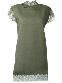 платье с кружевными вставками  Ermanno Scervino